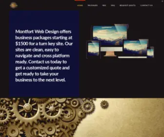 Montfortwebdesign.com(Montfort Web Design) Screenshot