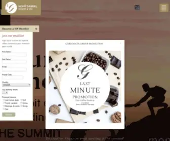 Montgabriel.com(Hôtel Mont Gabriel) Screenshot