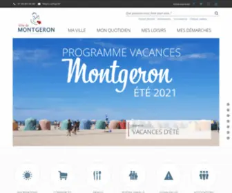 Montgeron.fr(Ville de Montgeron) Screenshot