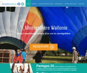 Montgolfiere-Wallonie.be(Montgolfiere Wallonie) Screenshot