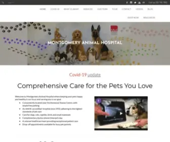 Montgomeryanimalhospital.com(Animal Hospital in Cincinnati) Screenshot