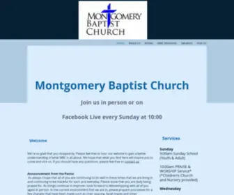 Montgomerybaptist.com(Home of Montgomery Baptist Church) Screenshot