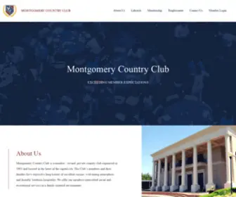 Montgomerycountryclub.com(Montgomery Country Club) Screenshot