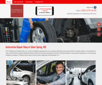 Montgomerycountyautomotive.com(RT Automotive of Takoma Park) Screenshot