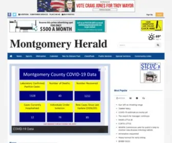 Montgomeryherald.com(The conscience of the community) Screenshot