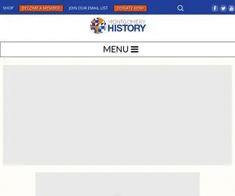 Montgomeryhistory.org(Montgomery County Historical Society Maryland) Screenshot