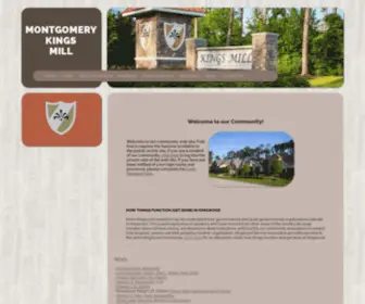 Montgomerykingsmill.org(Montgomerykingsmill) Screenshot