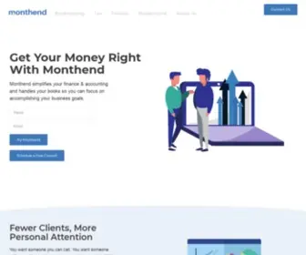 Monthend.com(Bookkeeping, Tax, Finance & Capital Advisory) Screenshot