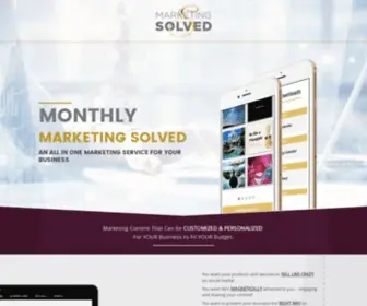 Monthlymarketingsolved.com(Monthly Marketing Solved) Screenshot