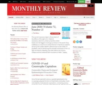 Monthlyreview.org(Monthly Review) Screenshot