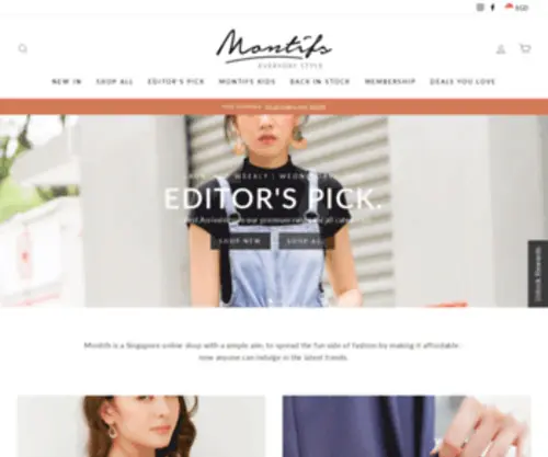 Montifs.com(Online Shopping) Screenshot