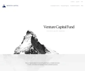 Montiscap.com(Venture Capital Fund) Screenshot