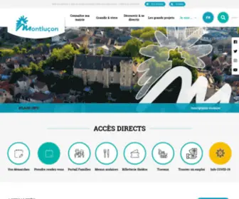 Montlucon.com(Ville de Montluçon) Screenshot