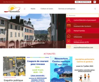 Montmelian.com(Montmélian) Screenshot