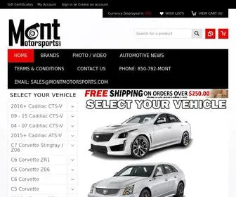 Montmotorsports.com(Mont Motorsports) Screenshot