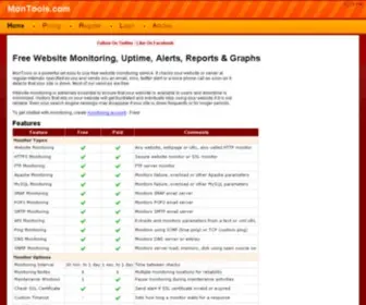 Montools.com(Free Website Monitoring) Screenshot