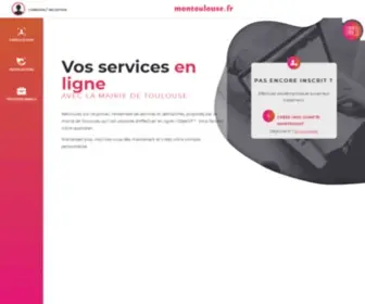 Montoulouse.fr(Portail de services en ligne de la mairie de Toulouse) Screenshot