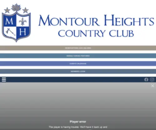 Montourheightscc.com(Montour Heights Country Club) Screenshot