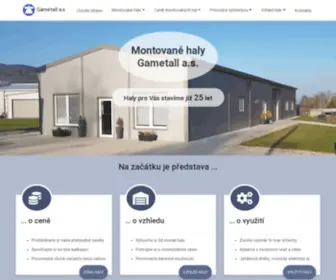 Montovane-Haly.com(Český výrobce montovaných hal) Screenshot