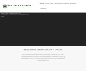 Montoyayabogados.com(Montoya y Abogados) Screenshot