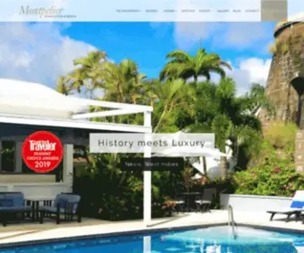 Montpeliernevis.com(Montpelier Plantation & Beach) Screenshot