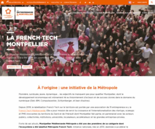 Montpellier-Frenchtech.com(Montpellier Frenchtech) Screenshot