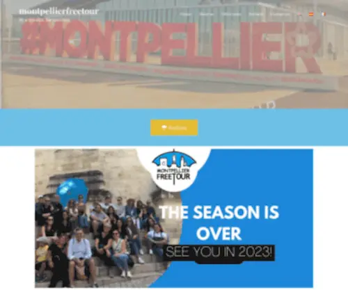 Montpellierfreetour.com(Home) Screenshot