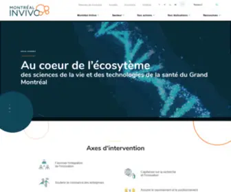 Montreal-Invivo.com(Montréal Invivo) Screenshot