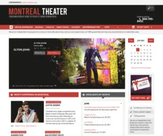 Montreal-Theater.com(Montreal Theater) Screenshot