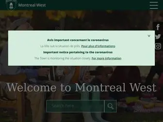 Montreal-West.ca(Montreal West) Screenshot