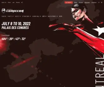 Montrealcomiccon.com(Accueil) Screenshot