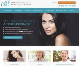 Montrealfacialsurgery.com(Montreal Centre for Facial Plastic Surgery) Screenshot