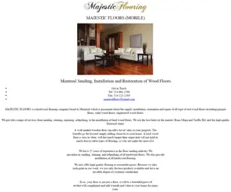 Montrealfloorsanding.com(Majestic Floor Sanding Installation Repair Refinishing Montreal) Screenshot