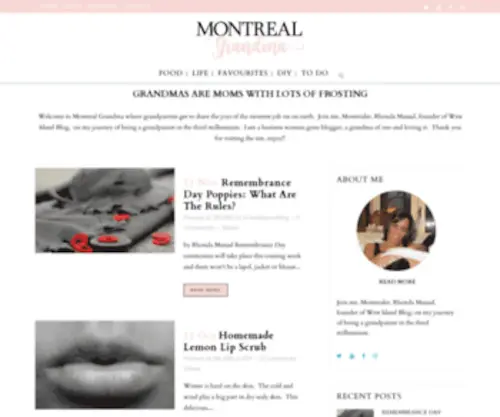 Montrealgrandma.com(Montreal Grandma) Screenshot