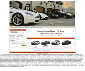 Montrealluxurycars.com(Montrealluxurycars) Screenshot