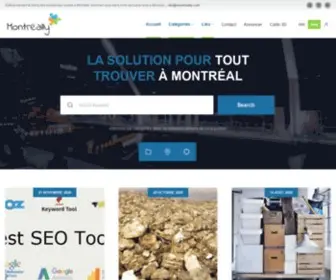 Montreally.com(Montreal Business Hub) Screenshot