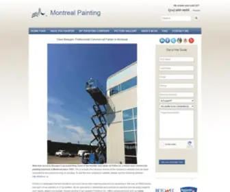 Montrealpainting.net(Montreal Painting) Screenshot