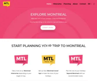 Montrealtravelblog.com(MTL Travel Blog) Screenshot