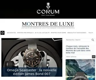 Montres-DE-Luxe.com(Montres de luxe) Screenshot