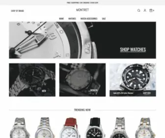 Montret.com(Luxury Accessories and Watches For Men and Women) Screenshot