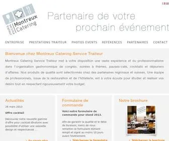 Montreux-Catering.ch(Service Traiteur) Screenshot