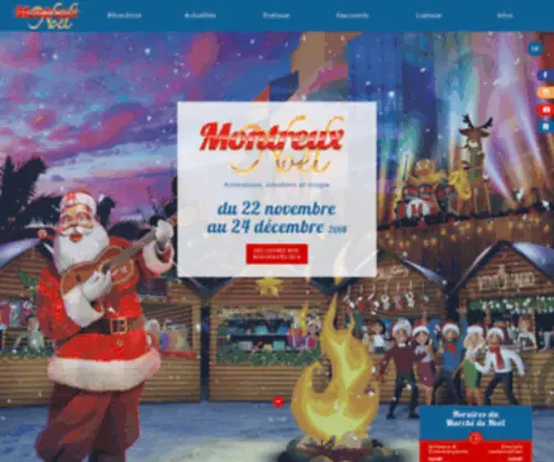 Montreuxnoel.ch(Montreux Noël) Screenshot