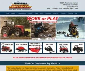 Montroseimplement.com(Montrose Implement and Motorsports) Screenshot