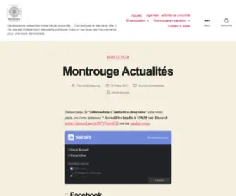 Montrouge.org(/ organisons) Screenshot