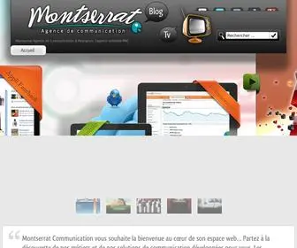 Montserrat-Communication.com(Votre agence de communication à Perpignan) Screenshot