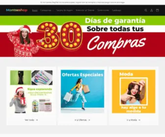 Montseshop.com(Montseshop Tienda Online) Screenshot