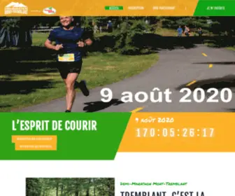 Monttremblantenforme.com(Courir dans la nature) Screenshot