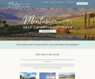 Montusi-Selfcatering.co.za(Self-catering chalets in the Northern Drakensberg) Screenshot