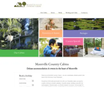 Montvillecabins.com.au(Montville Country Cabins) Screenshot