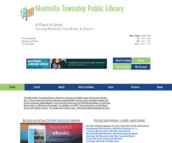 Montvillelibrary.org(Montville Library) Screenshot